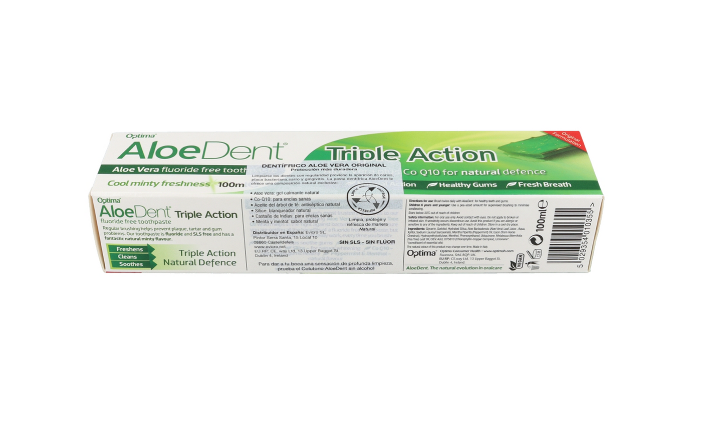 Dentífrico Aloedent Sensitivo de Optima – AloeDent