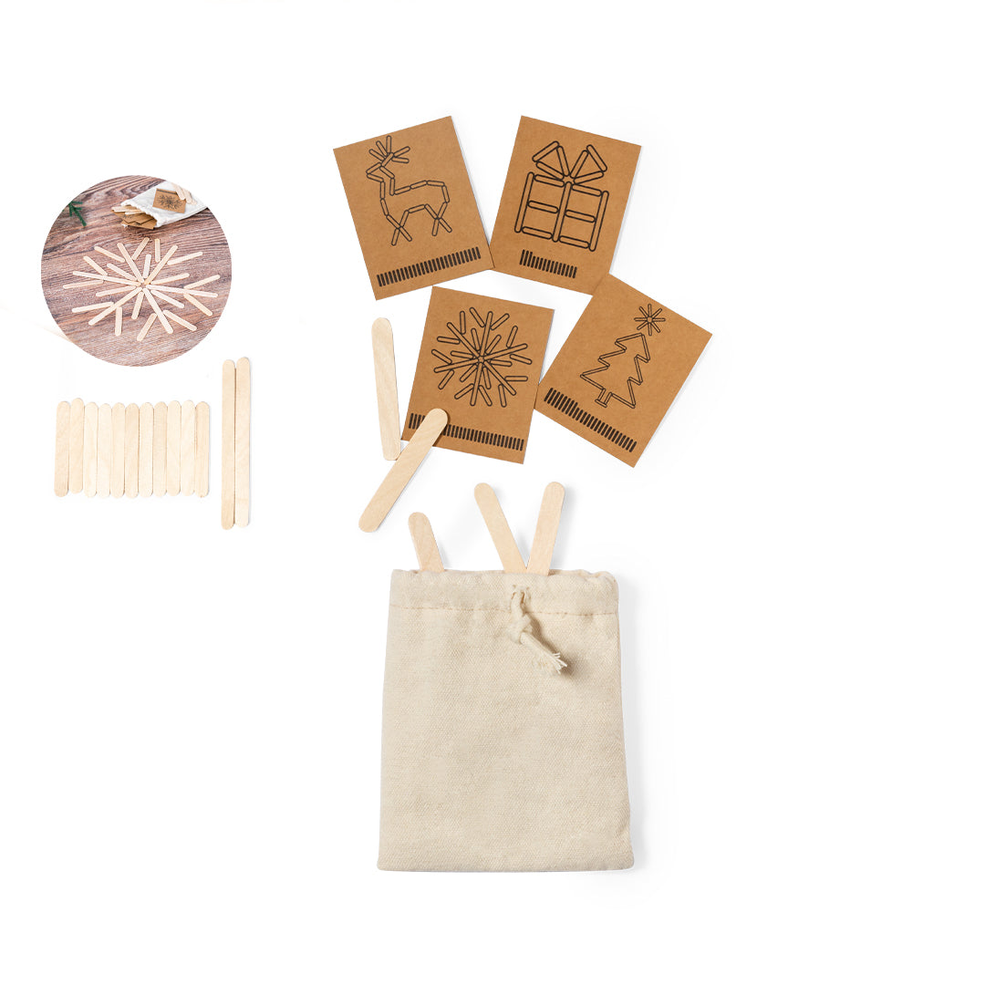 Juego de Habilidad de Palitos de Madera