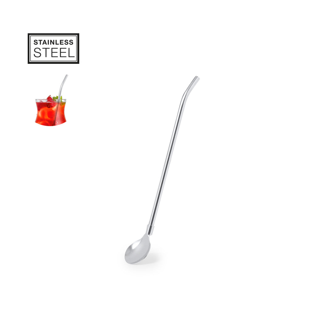 Pajita Cucharilla de Acero Inoxidable