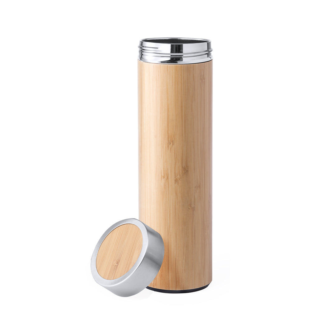 Termo de Bambú y Acero Inoxidable 500 ml