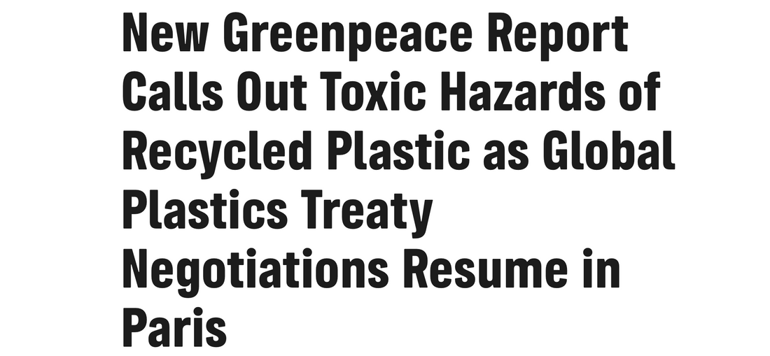 Comunicado de Greenpeace USA (24 de mayo de 2023) — "Forever Toxic"