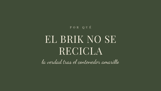 Por qué el cartón de leche (brik) no se recicla del todo en España
