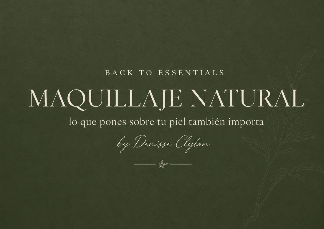 Maquillaje natural: por qué deberías mirar qué te pones en la piel cada mañana