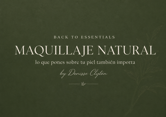 Maquillaje natural: por qué deberías mirar qué te pones en la piel cada mañana