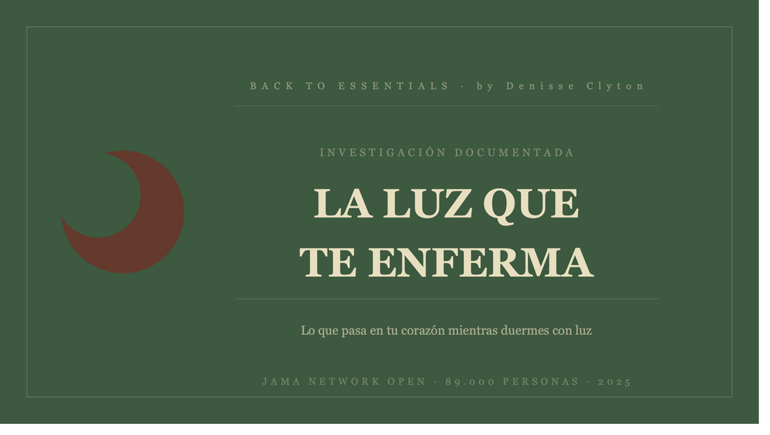 La luz que enciendes por la noche puede estar dañando tu corazón