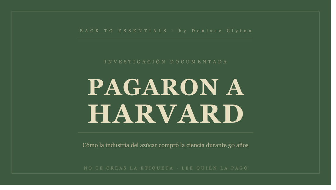 Cómo la industria del azúcar compró a Harvard y cambió lo que comemos durante 50 años