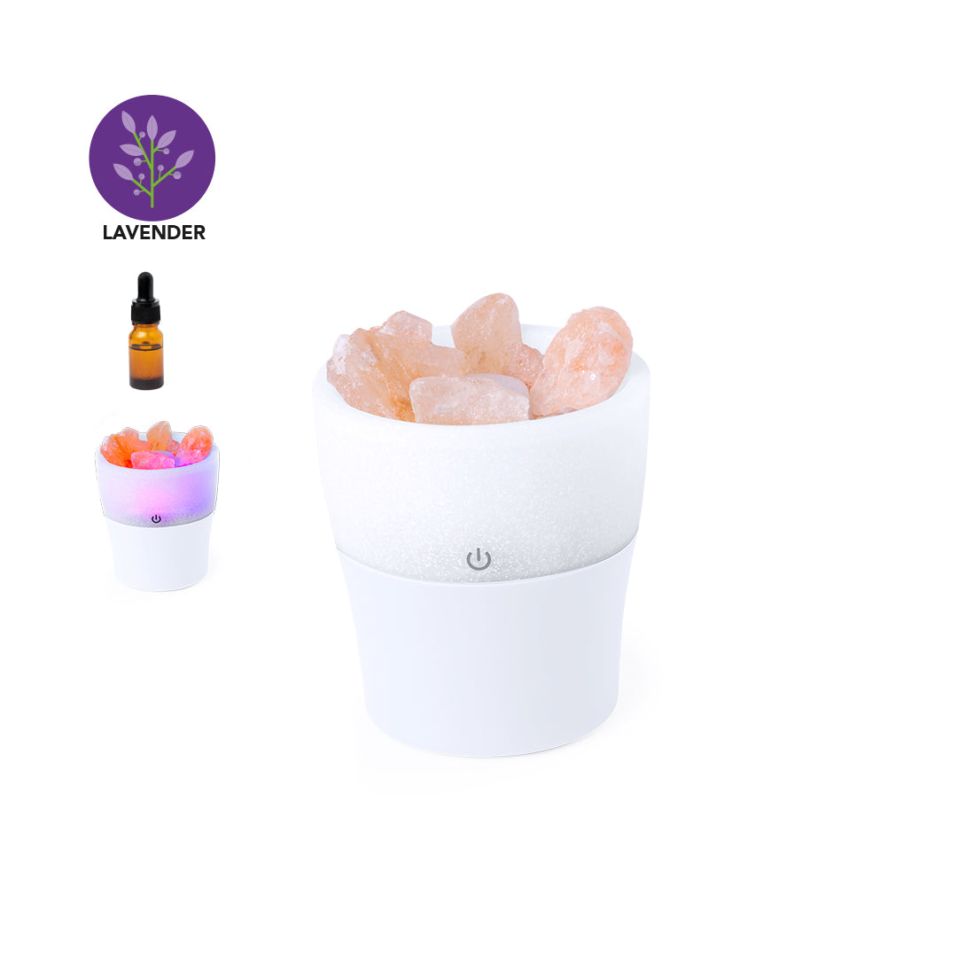 Humidificador Difusor de Aromas con Sal del Himalaya