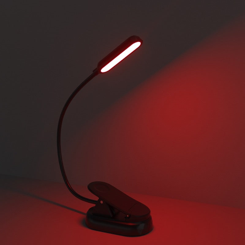 Lámpara de lectura luz roja 3 intensidades
