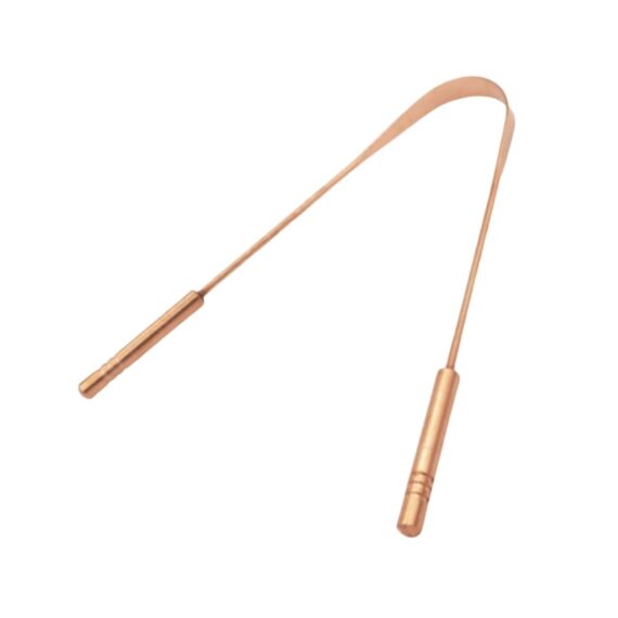 Raspador Lingual de Cobre – Higiene Bucal Natural