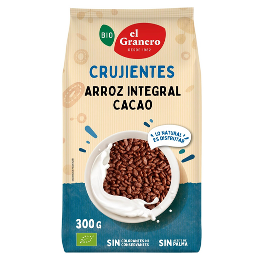 Arroz Integral Hinchado con Chocolate y Agave BIO
