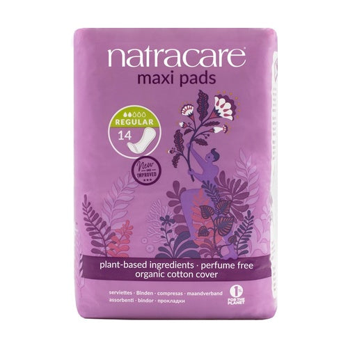 Compresas Regular de Algodón Orgánico – Natracare | 14 unidades