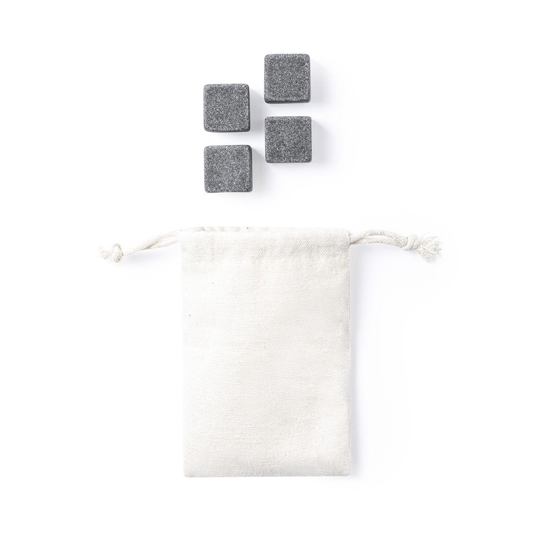 Set de 4 Cubitos de Piedra Natural Reutilizables