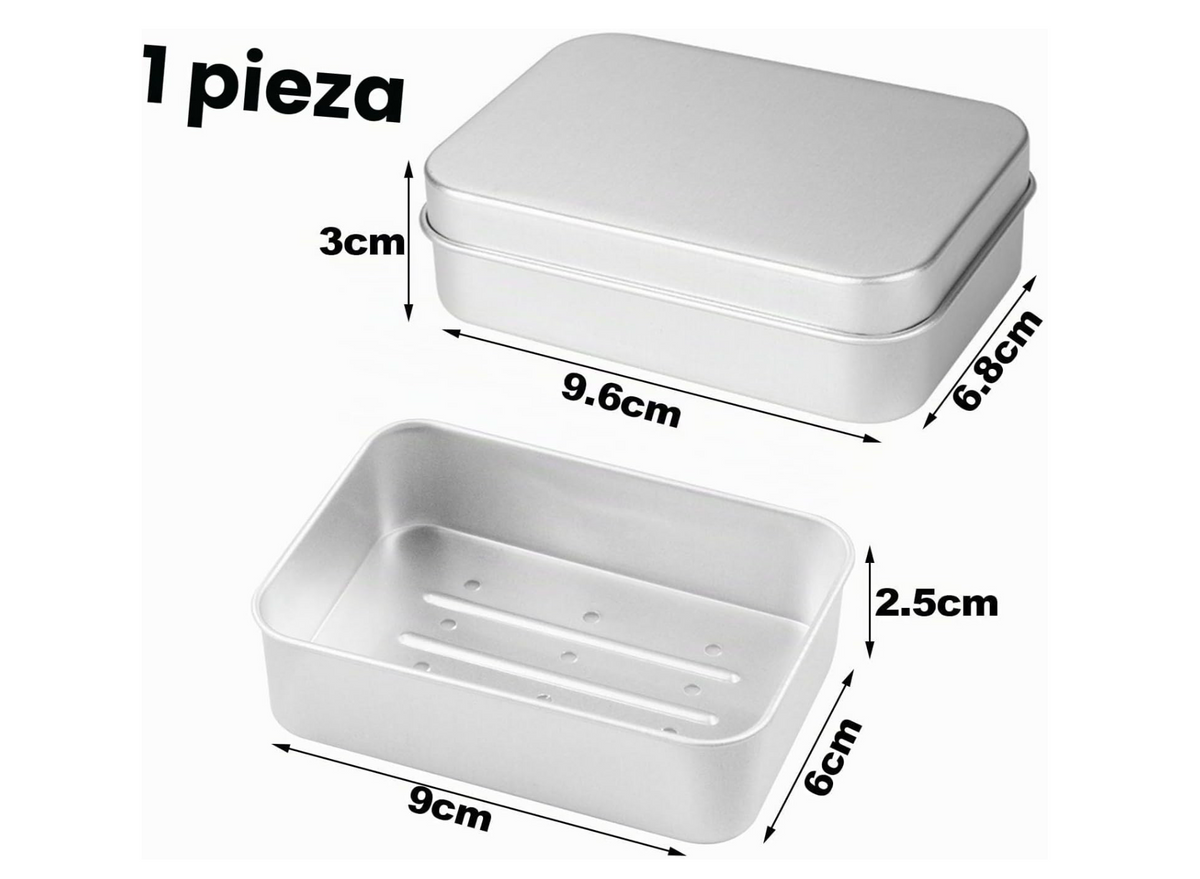 Jabonera de Viaje de Aluminio