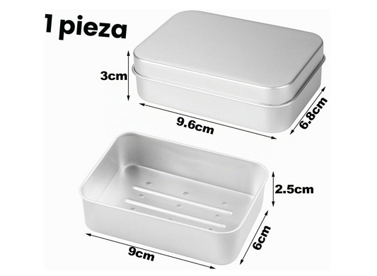 Jabonera de Viaje de Aluminio
