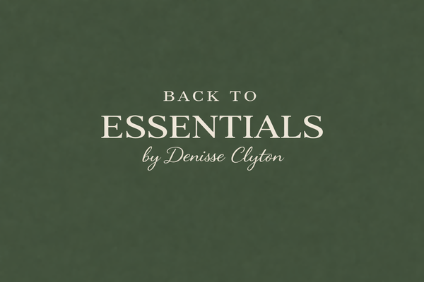 Back to essentials