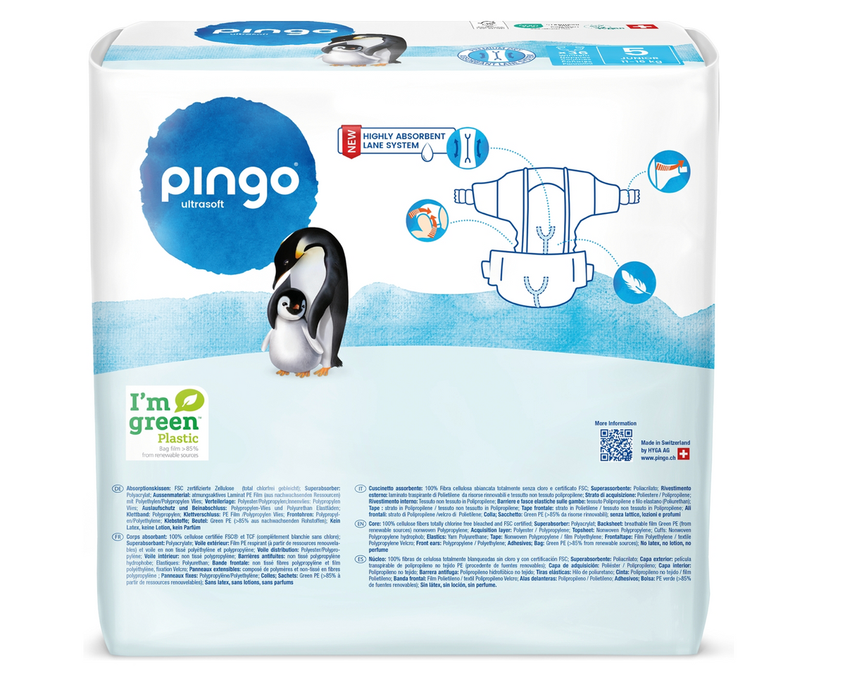 Pañales Pingo Talla 5 Junior (11-16 kg)