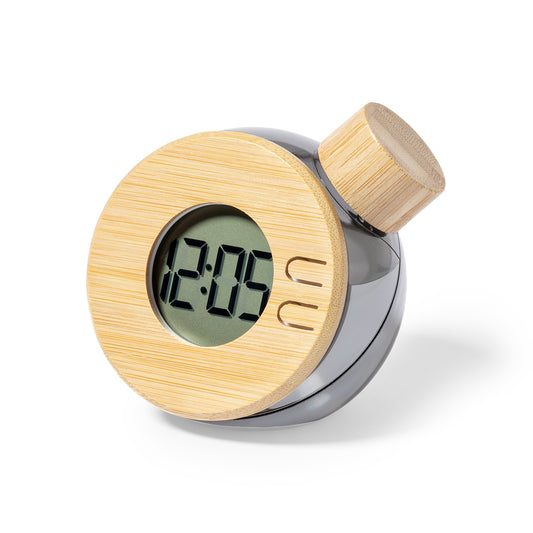 Reloj de Mesa de Bambú que Funciona con Agua