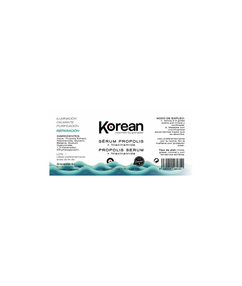 Sérum de Propóleo y Niacinamida – Korean Cosmetics | 30 ml