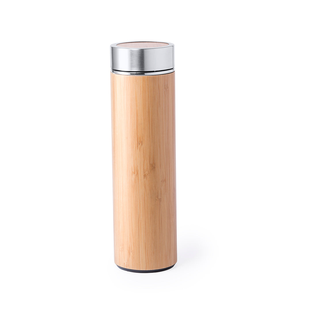 Termo de Bambú y Acero Inoxidable 500 ml